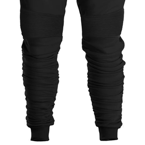 Pantalones de chándal transpirables personalizados, pantalones de algodón liso, pantalones de chándal de lana en blanco bordados, pantalones lavados con cordón para hombre - Product Image 3