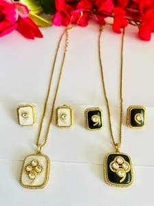 Ensembles de bijoux de luxe pour femmes et filles fabriqués avec élégance et précision, idéaux pour les vêtements décontractés et formels - Product Image 2