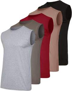 Débardeur musculaire en coton doux pour homme, coupe confortable, sans manches, pour les chaudes journées d'été et les tenues décontractées - Product Image 1