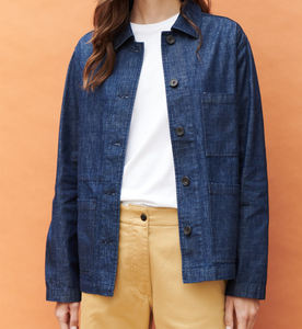 First Fitness Venta caliente Denim Jean Jacket Cuello abierto con botón Denim Cotton Jeans Ropa casual Chaqueta de otoño Chaqueta de gran tamaño - Product Image 2