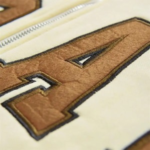 Sweat à capuche uni avec fermeture éclair complète, sweat à capuche brodé, sweat à capuche uni de haute qualité, vente en gros - Product Image 6