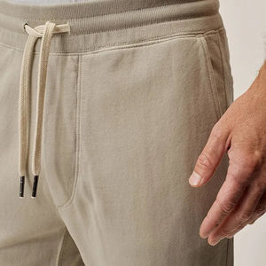 Ensemble de survêtement décontracté pour homme 2025, uni, doux, séchage rapide, tissu 100% coton pour la salle de sport, l'exercice, le jogging, la course à pied, le quotidien, l'activité - Product Image 5