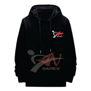 Sudadera con capucha con logotipo de impresión personalizado de alta calidad para hombre, Sudadera con capucha Flexible de Material personalizado para hombre - Product Image 3