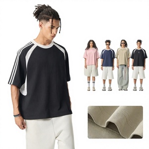 Nouvelle Arrivée <span class=keywords><strong>2026</strong></span> – T-shirt Homme Respirant en Maille à Manches Courtes, Style Rétro Color-Block, Personnalisable – Fournisseur de Haute Qualité - Product Image 1