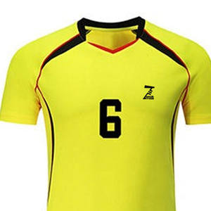 Logo personnalisé Ensembles uniformes de volley-ball économique et à faible quantité minimale de commande fabriqué au Pakistan - Product Image 4