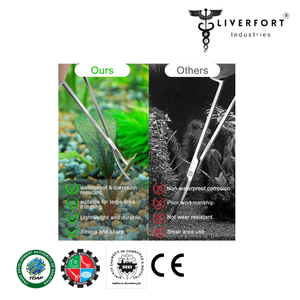 2024 Limpieza de acuario de alta calidad, juego de herramientas de 4 piezas, planta acuática, pecera, herramientas para plantas, Kit de herramientas largas para acuario, LIVERFORT INDUSTRIES - Product Image 5