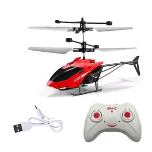 Mini recargable RC Drone Helicóptero Seguro para niños Juguetes de control remoto resistentes a caídas - Product Image 1