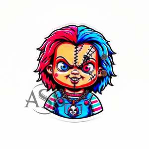 Carreaux de cils en acrylique personnalisables pour Halloween Pince à épiler ovale design durable Carreaux de cils personnalisés et mignons d'horreur effrayants - Product Image 5