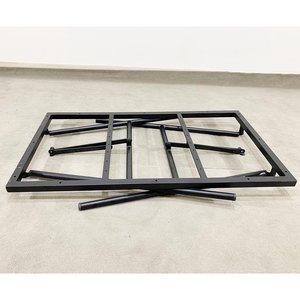 Industrial Style Cast Iron <b>Folding</b> <b>Table</b> Legs 73cm High Powder Coated for Hospital <b>Dining</b> and Kitchen Furniture-CHB68039 - Product Image 4