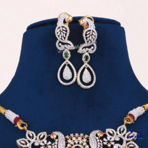 Diseño personalizado de Plata de Ley 925, bonito collar de fiesta mejorado con corte redondo, conjunto de joyas de diamantes de moissanita para mujer - Product Image 6