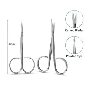 Eliter Hot Sell Wholesale Classic Curved Stainless Steel <b>Cuticle</b> <b>Scissor</b> Specialized Function Comfortable Grip - Product Image 1