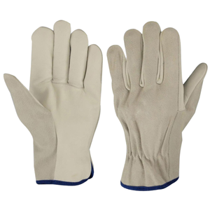 Prix usine cuir de vachette hommes travail gants de sécurité Construction industrielle conducteur gants de haute qualité antistatique - Product Image 5