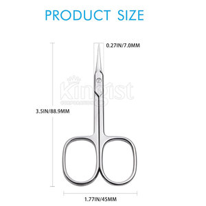 Tijeras para Cutículas de Acero Inoxidable con Diseño Personalizado para un Detallado Perfecto, Tijeras Ergonómicas para Cutículas con Filos Afilados - Product Image 2