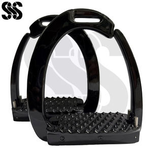 Estribos de Aleación de Aluminio Anodizado con Logotipo Personalizado al por Mayor, Ligeros, Estilo Italiano, Equipo Ecuestre de Alta Calidad SHER - Product Image 4