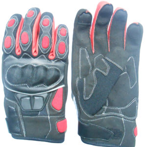 Guantes de moto de cuero de gamuza de alta calidad para hombre Essentials de temporada de invierno - Product Image 1