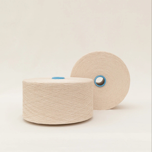 100% Hilado de algodón reciclado Color natural GRS Certificado Sistema de extremo abierto para tejer Ne 9/1 - Product Image 1