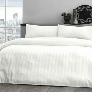 Primum Polycotton Bed Sheet Set Striped Design Soft Breathable Wrinkle Resistant Shrink-Resistant Medium Weight <b>Bedding</b> <b>Fabric</b> - Product Image 2