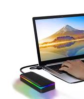 Casing Aluminium Eksternal USB 3.2 GEN2 20GBps SSD RGB Box hanya untuk SSD MACBOOK