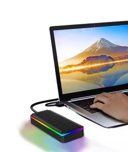 Boîtier externe en aluminium USB 3.2 GEN2 20 Gbps pour SSD, boîtier RGB uniquement pour SSD MACBOOK - Product Image 2