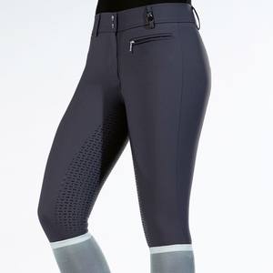 Pantalones de montar a caballo elásticos personalizados para mujer Pantalones ropa ecuestre pantalones de montar al por mayor con bolsillo con cremallera - Product Image 1