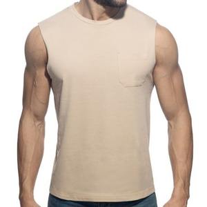 OEM personalizado deporte sin mangas músculo 100% algodón camisetas sin mangas correr Fitness gimnasio camiseta sin mangas para los hombres - Product Image 6