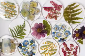 Posavasos de resina ecológico de alta calidad de lujo con diseño de tamaño personalizado y color para taza de té y café diseño único - Product Image 2