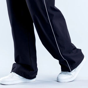 2026 Trending Women's Wide Leg Track Pants High Waist Loose Streetwear <b>Trousers</b> Casual Side Stripe Joggers Baggy Sweatpants - Product Image 5