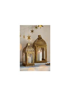 Centre de table festif en métal pour le Ramadan, motif lune et étoile, très populaire pour la célébration du mois sacré - Product Image 1