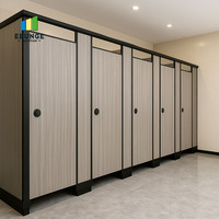 Cloison de douche HPL sur mesure pour gymnase, spa, parc, hôpital, extérieur - Matériau plastique
