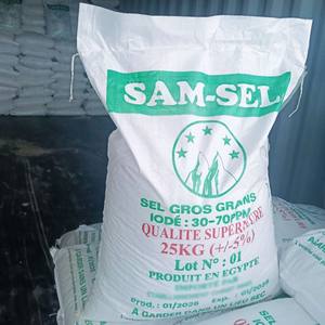 Sel de table raffiné iodé grossier SAM SEL, qualité alimentaire, sac de 25 kg - Product Image 5