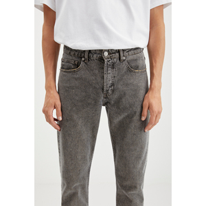 Jean en denim épais texturé délavé coupe carotte pour homme GRIMELANGE Gilberto - Product Image 5