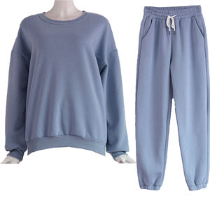 Ensemble confortable et décontracté pour femme, 2 pièces, pantalon de jogging, survêtement oversize, sweat-shirts à col rond et pantalons de survêtement, ensembles de survêtement - Product Image 5
