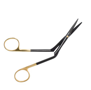 กรรไกรตัดจมูกด้ามจับสีทองคมเครื่องมือผ่าตัดพลาสติกทำจากสเตนเลสสตีล - Product Image 5