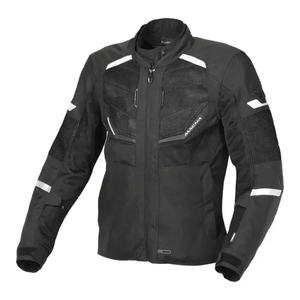 Chaqueta de Motociclismo MACNA para Hombre, Ropa Deportiva de Carreras, Material Cordura, Transpirable, Impermeable, Resistente al Viento, Estampado Técnico, Talla XL - Product Image 1