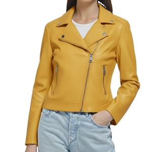 Luxury High Quality Eco-Friendly Leather Zipper Jacket Top <b>Women</b> Men Fashion Genuine Real Leather Jacket Custom Made Fit Premium - Product Image 5