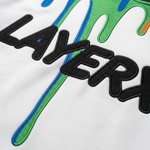 Sudadera con Capucha para Hombre, 500 g/m², Algodón, Felpa Francesa, Panel de Nailon, Bordado, Corte Holgado, Estilo Informal, Ecológica, para Invierno - Product Image 4