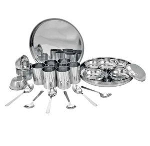 Ensemble de dîner en acier inoxydable de qualité supérieure fête de mariage vaisselle en acier inoxydable ensemble de dîner artisanat prix supérieur - Product Image 2