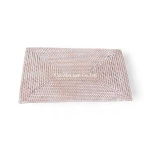 Mantel Individual de Ratán Natural Hecho a Mano, Diseño Simple, Grosor Personalizable, Hecho en Vietnam, para Decoración de Mesa de Comedor, Uso en Restaurantes - Product Image 1