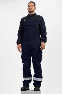 Lona de algodón antiestática de alta calidad para hombre, ropa de trabajo, babero de soldadura por chispa de alta resistencia con hebillas clásicas resistentes al agua - Product Image 6