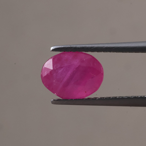 Meilleur prix Original collier de perles de pierre de rubis trillion de pierres précieuses naturelles matériel de fabrication de bijoux (forme ovale) certifié IGI - Product Image 1