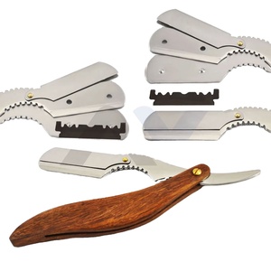 Premium Wholesale Barber Shaving <b>Razor</b> Handcrafted Wooden Dragon Double Curved Safety <b>Razor</b> Stainless Steel <b>Blade</b> Professional - Product Image 1