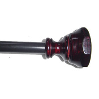 Accessoires de rideaux en vente sur Amazon, embouts en bois pour tringles à rideaux, fabricant de tringles à rideaux rondes en bois