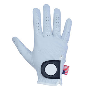 Gants de golf en cuir véritable pour hommes avec adhérence améliorée et confort en cuir souple pour la pratique et les jeux de golf compétitifs - Product Image 1