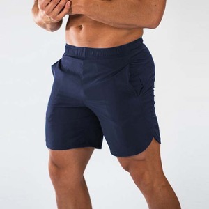 Pantalones cortos de gimnasio de entrenamiento de secado rápido personalizados para hombre 65% algodón 35% poliéster rojo y diferentes colores de cintura alta pantalones cortos para correr - Product Image 3