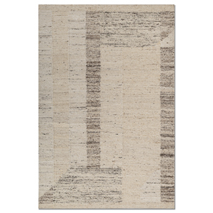 พรมขนสัตว์ทอมือลายเรขาคณิต Abrash Ivory Flat Weaves รุ่น ADWL-172 สำหรับตกแต่งบ้าน ห้องนั่งเล่น ห้องนอน - Product Image 1