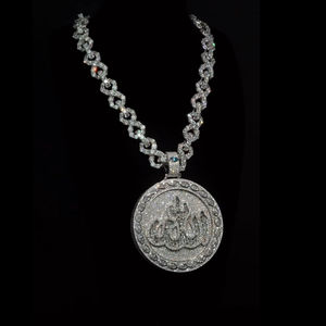 Meilleurs pendentifs vintage Allah personnalisés en argent sterling 925 avec moissanite VVS taille brillant sertie clos, certifiés IGI, très populaires pour hommes - Product Image 5