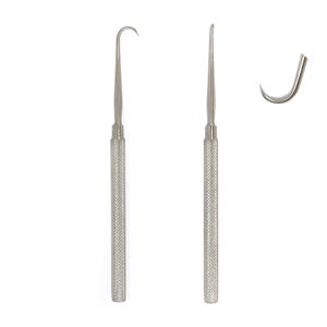 Gancho de castración quirúrgica veterinaria Noel 14 cm Venta caliente instrumento de acero inoxidable ISO CE aprobado Surgicon Manual de seguridad - Product Image 1