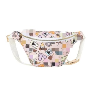 2025 nouvelle impression Nylon taille sac en gros couleur bonbon unisexe en plein air course Style personnalisé multi-fonctionnel étanche lettre - Product Image 1