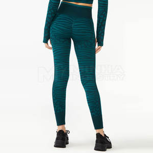 เลกกิ้งออกกำลังกายยืดได้สำหรับผู้หญิงเลกกิ้งออกกำลังกายแบบปรับแต่งได้ - Product Image 3