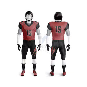 Tenues de football américain imprimées par transfert thermique, axées sur la performance, 100 % polyester, personnalisables, vêtements d'entraînement - Product Image 1